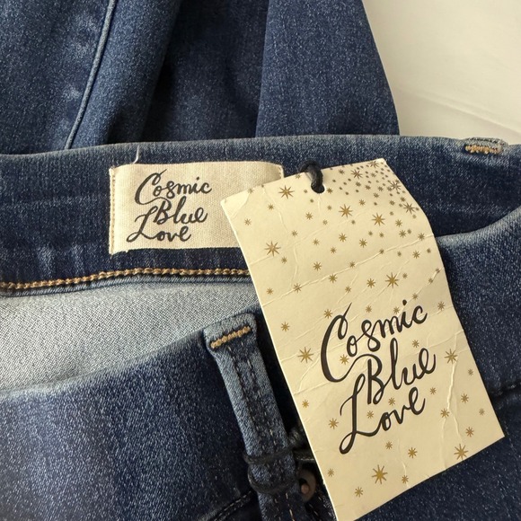 Cosmic Blue Love Pull on Bootcut Jean Size 29 NWT - Picture 8 of 11